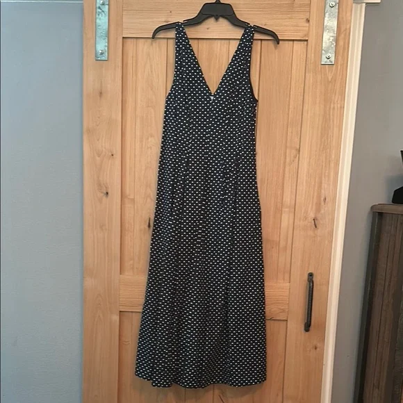 *SOLD*  Hill House Womens Jacqueline Cotton Satin Polka Dot Dress - Size S - Picture 8 of 11